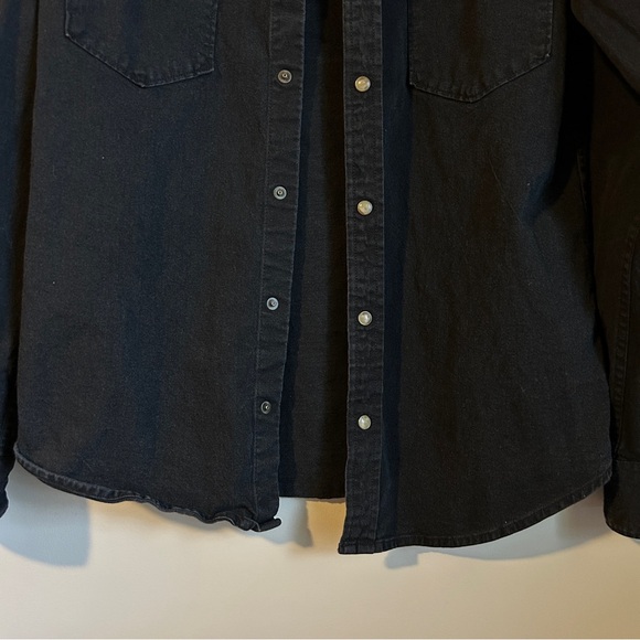 Wrangler Women's Black Denim Shirt - Picture 4 of 9